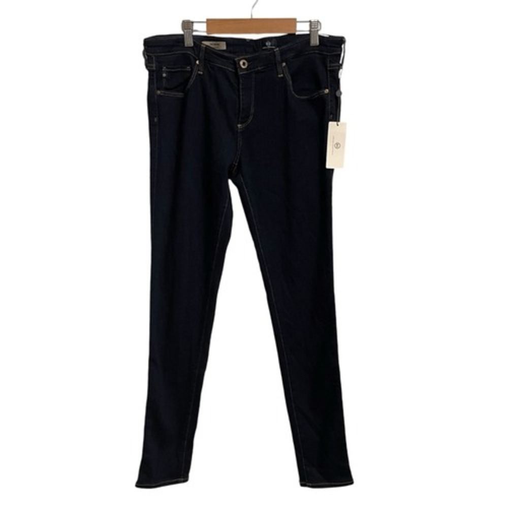 AG Adriano Goldschmied The Legging Super Skinny Jeans Dark Indigo 32R New